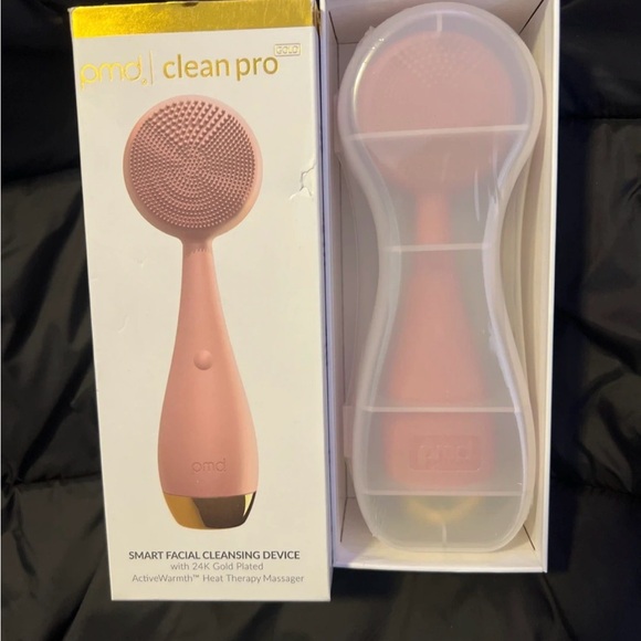 PMD Clean Pro Facial Cleansing Device - Pink with Gold